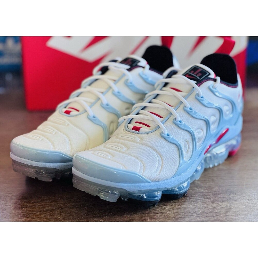 Men’s Size 12 Nike Air VaporMax Plus Coconut Milk Hyper Royal DM8317-100 NIB